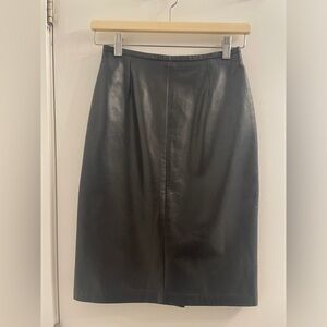 Danier Couture leather skirt